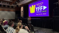 The Yorkton Film Festival kicked off Thursday night with a screening of two films and a Q&A session. (Brady Lang / CTV News)