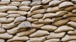 Sandbags are shown in a photo from Shutterstock.com