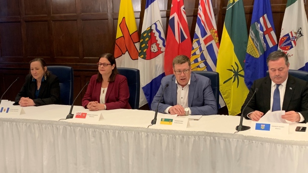 Sask. Premier Scott Moe and other western Canadian premiers met in Regina on Friday for the 2022 Western Premiers' Conference. (WayneMantyka/CTVNews)