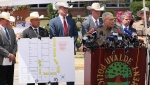 Steven McCraw, director of the Texas Department of Public Safety, pictured on May 27, as a broken community tries to make sense of a massacre that took the lives of 19 young children and two teachers, authorities have offered shifting timelines of what happened inside the Uvalde, Texas, school. (Michael M. Santiago/Getty Images/CNN)