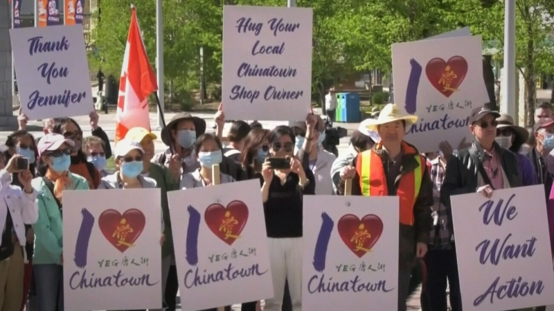 Rally pushes for Chinatown security