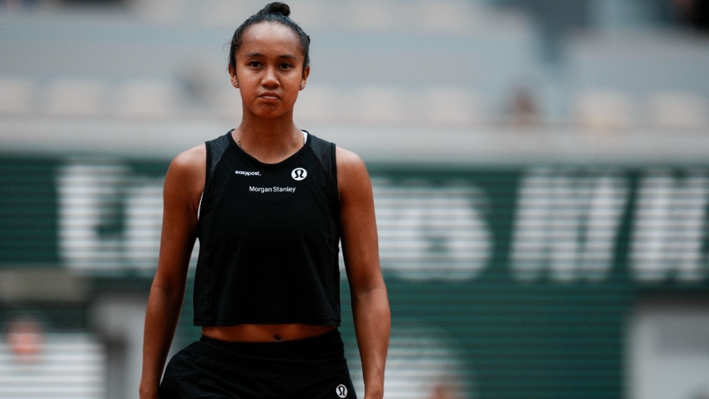 Leylah Fernandez at the French Open