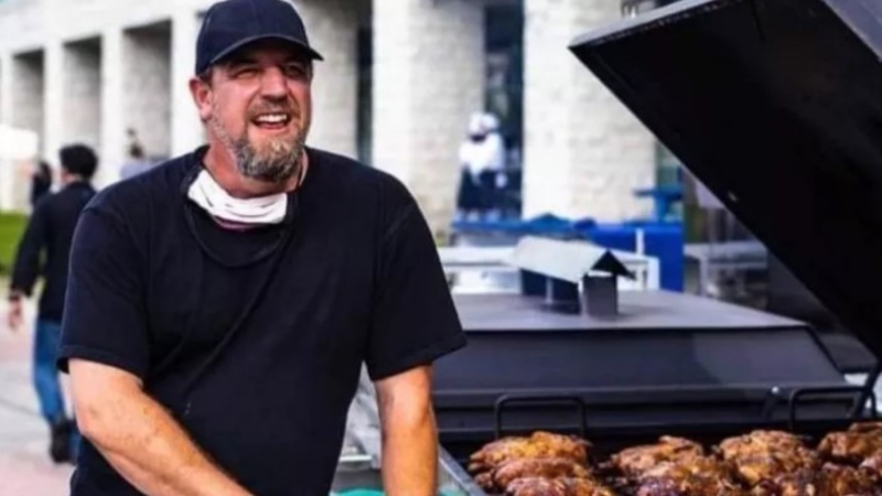 Pat Riggins of Riggins Family BBQ. The Riggins family home was destroyed by fire in the days following the May 21, 2022 storm. A fundraiser is seeking to support the family. (Photo: GoFundMe)