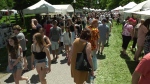 Tens of thousands of people filter through Willistead Park, home of Art in the Park on June 4, 2022. (Rich Garton/CTV News Windsor)