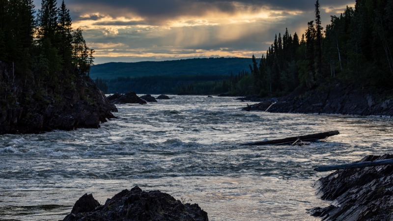 The Liard River is seen in this undated image. (Shutterstock)