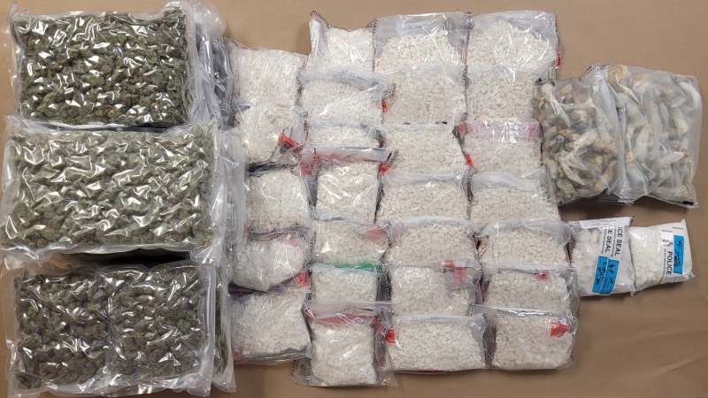 Ottawa police say marijuana, cocaine, methamphetamine and other drugs were seized as part of Project Street Sweeper. (Ottawa Police Service/handout)