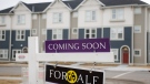 Houses for sale in a new subdivision in Airdrie, Alta., Friday, Jan. 28, 2022.THE CANADIAN PRESS/Jeff McIntosh 