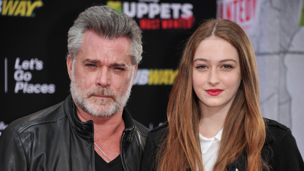 FILE - Ray Liotta, left, and his daughter Karsen Liotta arrive at the World Premiere of "Muppets Most Wanted" on March 11, 2014, in Los Angeles. (Photo by Richard Shotwell/Invision/AP, File)