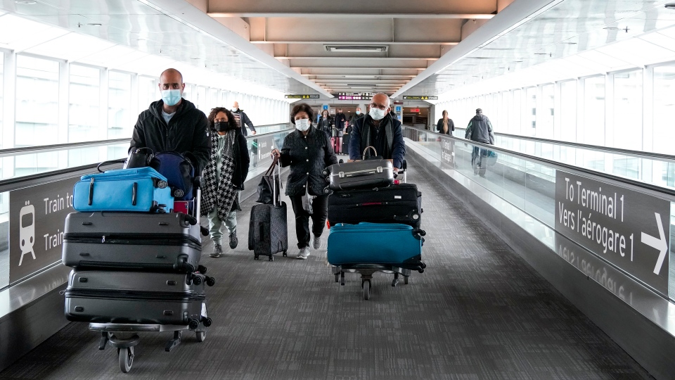 Pearson airport travellers