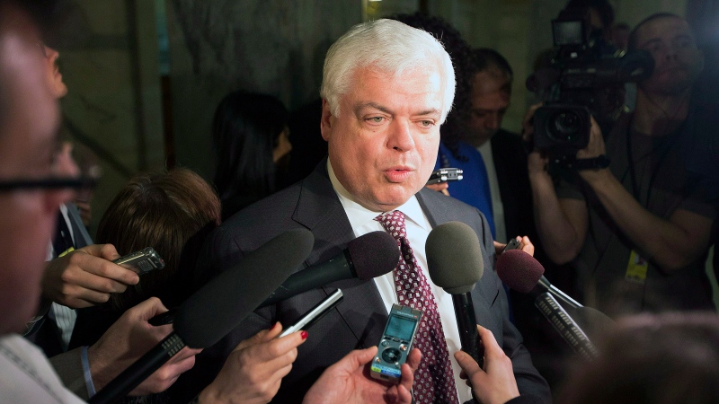 New Democratic Party MPP Peter Tabuns answers questions from the media following the announcement that additional documents were uncovered by the OPA related to the controversial cancellation of gas plants in Toronto on Thursday, February 21, 2013. THE CANADIAN PRESS/Michelle Siu 