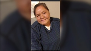 Lori Ann Mancheese, 53, is pictured in an undated image. Mancheese, a mother and grandmother from Ebb and Flow First Nation, was found dead near the intersection of Highway 8 and Grassmere Road on June 6. RCMP are investigating her death and are awaiting autopsy results. (Submitted photo)