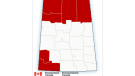 Environment Canada watches and warnings for Saskatchewan on June 15, 2022. (Source: Environment Canada)