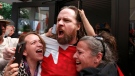 Tyson 'Freedom George' Billings, a prominent figure in this winter's Freedom Convoy, leaves the Ottawa courthouse after being released on Wednesday, June 15, 2022. (Patrick Doyle/THE CANADIAN PRESS)