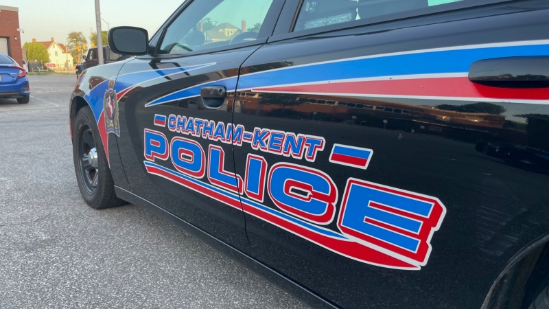 Chatham-Kent police cruiser in Chatham, Ont., on Thursday, June 16, 2022. (Submitted to CTV News Windsor) 