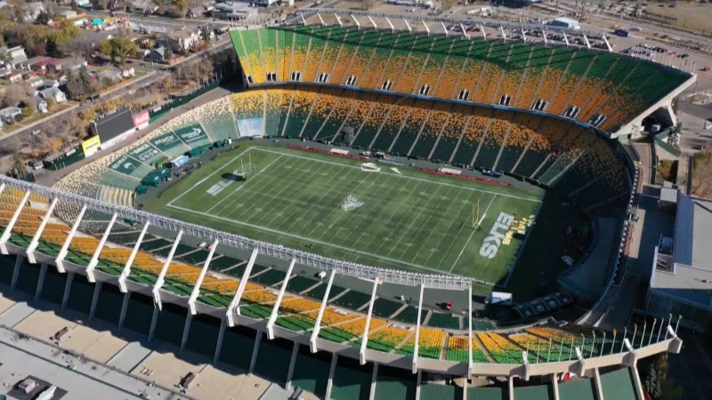 Commonwealth Stadium in Edmonton. (CTV News Edmonton)