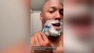 Clayton saw his following explode after he posted a video on how to shave. (Courtesy Summer Clayton)