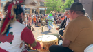 A lively ByWard Market on Sunday as members of the Indigenous community took over the block to mark the summer solstice. (Jackie Perez/CTV news Ottawa)
