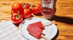 French's Ketchup displays a new limited-edition ketchup-flavoured popsicle called the "Frenchsicle". (Source:French's Ketchup)