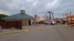 Police on scene at Red River Exhibition after one person sent to hospital on June 20, 2022. 