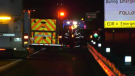 An Accident on Highway 400 (Jonathan Guignard/CTV News)
