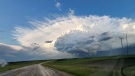 Samantha Cameron captured this picture of a storm near Edenwold, Sask. on Thursday.