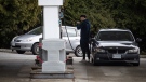A person fuels up a vehicle at a Shell gas station, in Burnaby, B.C., on Wednesday, March 2, 2022. (THE CANADIAN PRESS/Darryl Dyck)