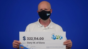 Elora resident Gary White won over $300k from a Lotto Max draw in May. (Submitted/OLG)