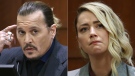 The judge in the Johnny Depp-Amber Heard defamation trial made a jury's award official Friday with a written order for Heard to pay Depp $10.35 million for damaging his reputation by describing herself as a domestic abuse victim in an op-ed piece she wrote. (AP Photo)