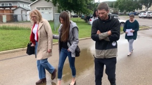 Family and friends of Macy Boyce and Ethan Halford attended a preliminary hearing for the man accused in the couple's death, but a glitch resulted in the proceedings being adjourned until next month.