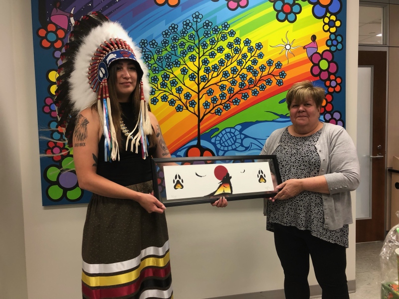 FSIN vice-chief Aly Bear and Dr. Alexandra King, Cameco Chair in Indigenous Health and Wellness.