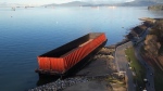 The English Bay Barge is seen on Friday, June 24, 2022. (CTV)