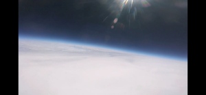 University of Saskatchewan students launched a balloon into near space and were able to get footage of the horizon. 