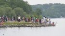 After two years of cancellations, the Kempenfelt Rotary Club hosted its annual Rotary Kids Fishing Day in Barrie on Sun. June 26, 2022 (Jonathan Guignard/CTV News Barrie)