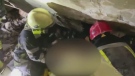 Girl, woman rescued from rubble after Kyiv strike