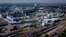The Industrial Park of Hoechst in Frankfurt, Germany, on June 23, 2022. (Michael Probst / AP)
