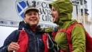 Cameron Campbell, left, and Matt Hardy compete in the Cape Wrath Ultramarathon. (Source: Cape Wrath Ultramarathon)