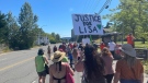 The annual March for Justice for Lisa was held in Nanaimo, B.C., on June 26, 2022. (Lisa Marie Young Facebook Group)