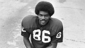 St. Louis Cardinals football player Marlin Briscoe in August, 1975. (AP) 