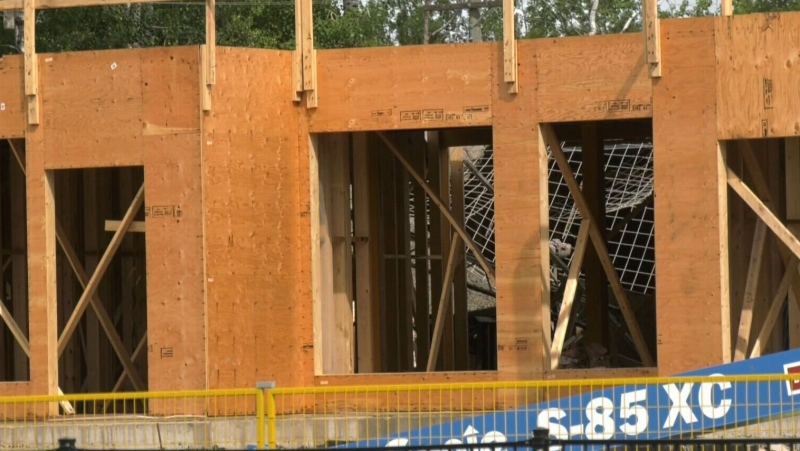 Building collapses in Moncton