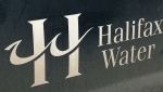 The logo for Halifax Water is pictured on the side of a company truck in this undated file image. (CTV Atlantic) 