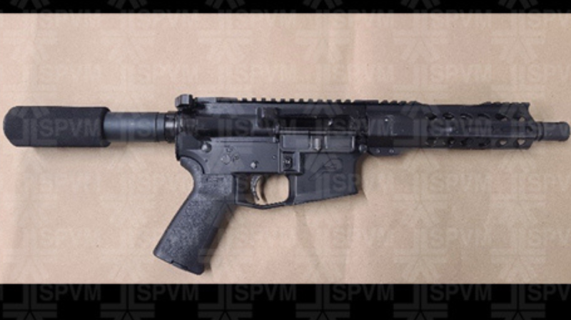 Montreal police (SPVM) seized an AR-15 rifle along with handguns, cocaine, crystal meth, and other drugs and $1.3 million in a major operation they say dismantled a trafficking network. SOURCE: SPVM