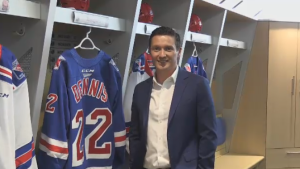 he Kitchener Rangers have named Chris Dennis as the new head coach. (Krista Sharpe/CTV Kitchener)