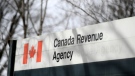 The Canada Revenue Agency sign outside the National Headquarters at the Connaught Building in Ottawa is seen on Monday, March 1, 2021. Filing your taxes for many Canadians often means a tax refund, but this year for millions of those who received emergency benefits last year, this spring might be different THE CANADIAN PRESS/Justin Tang