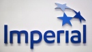 Imperial Oil logo at the company's annual meeting in Calgary on April 28, 2017. Imperial Oil Ltd. says it and ExxonMobil Canada have entered into an agreement to sell the Montney and Duvernay oil and gas-producing areas of central Alberta to Whitecap Resources Inc. for $1.9 billion.(THE CANADIAN PRESS/Jeff McIntosh)