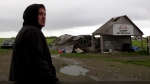 "It was intense," Nathan Canning surveys the storm aftermath on his property near Langdon, Alta.