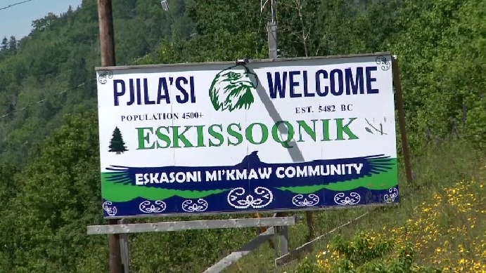 Eskasoni First Nation sign