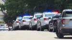 Police respond to the scene following reports of a Virginia man dying by suicide after his toddler left in a hot car dies.