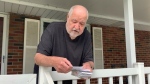 Bill McLeese was scammed out of more than $12,000 after falling victim to a gift card scam in Windsor, Ont. on Wednesday, June 29, 2022. (Chris Campbell/CTV News Windsor)