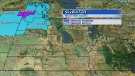 Parts of western Manitoba are under a tornado watch Wednesday evening. (Source: CTV News Winnipeg)