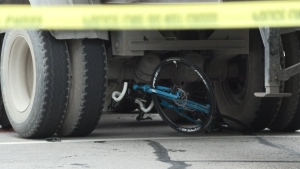 Cyclist dies in downtown Vancouver crash
